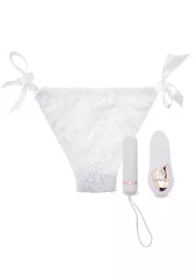 Orgazmowe majteczki - Remote Control Pleasure Panty White