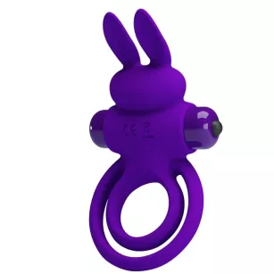 PRETTY LOVE - VIBRANT PENIS RING III 10 Functions Purple