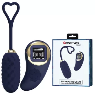 PRETTY LOVE - Vivian Blue, 10 vibration functions 9 speed levels Wireless remote control