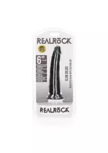 Slim Realistic Dildo with Suction Cup - 6""""/ 15,5 cm