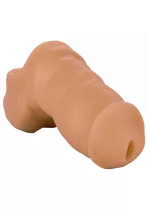 Soft Silicone Stand-To-Pee Caramel skin tone