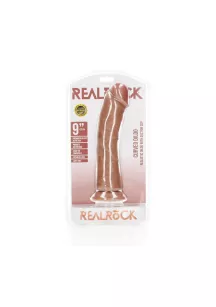 Curved Realistic Dildo with Suction Cup - 9""""/ 23 cm