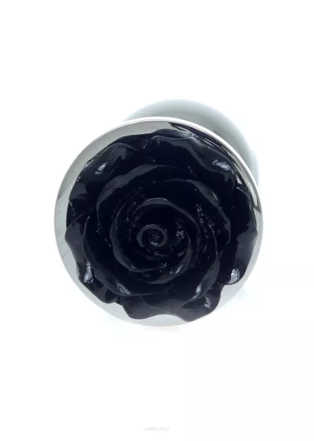 Plug-Jewellery Silver PLUG ROSE- Black