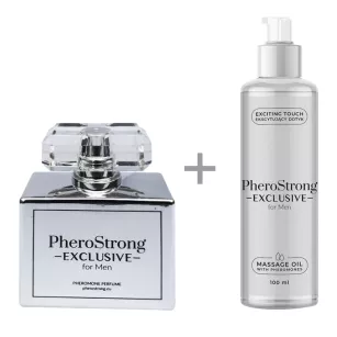 PheroStrong Exclusive for Men - Perfumy 50ml + Massage Oil 100ml