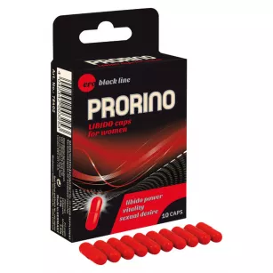PRORINO Women- 10pcs black line Libido Caps