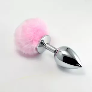 Pompon Metal Plug Small Pink