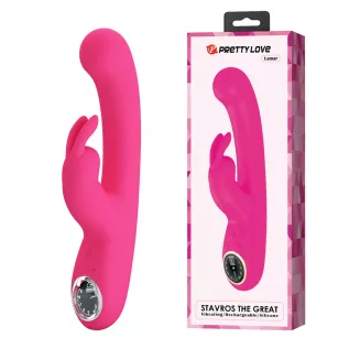 PRETTY LOVE - Lamar Pink, 10 vibration functions 9 speed levels
