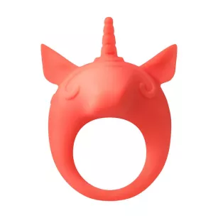 Pierścień- Vibrating Cockring MiMi Animals Unicorn Alfie Orange
