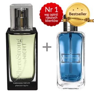 Perfumy z feromonami - PheroStrong by Night for Men 50ml + PheroStrong for Men 50 ml
