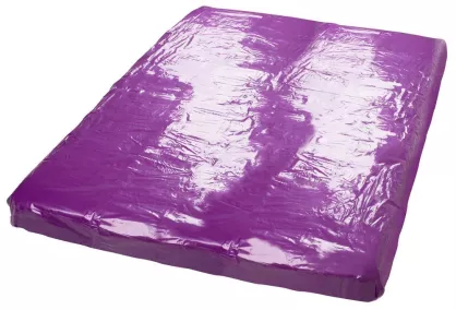 Vinyl Bed Sheet purple 200x230