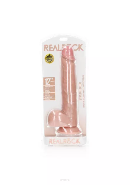 Straight Realistic Dildo  Balls  Suction Cup - 12