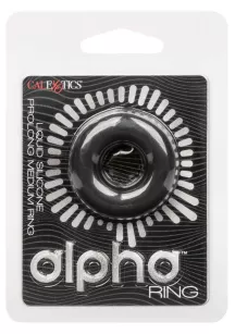 Alpha Prolong Medium Ring Black