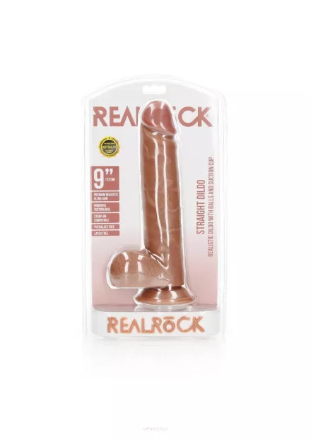Straight Realistic Dildo  Balls  Suction Cup - 9