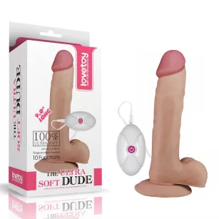 9"" The Ultra Soft Dude Vibrating