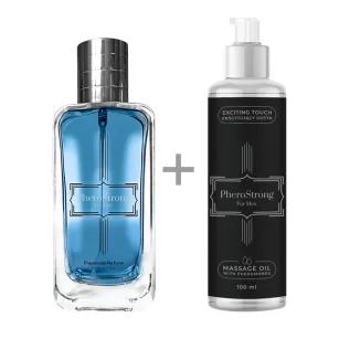 PheroStrong for Men - Perfum 50ml + Massage Oil 100ml