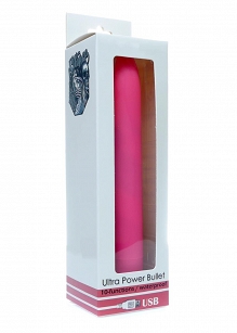 Ultra Power Bullet USB 10 functions Matte Pink