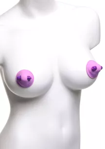 Vibrating Nipple Suck-Hers Purple