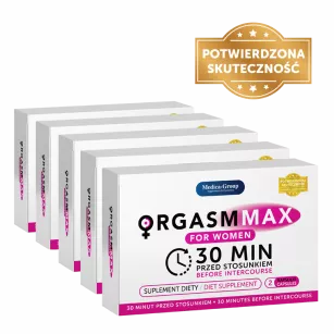 Orgasm Max for Women - 10 kaps. - na wywołanie podniecenia i orgazmu - Hit Sezonu !!!