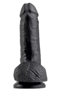 Cock 7 Inch With Balls Black