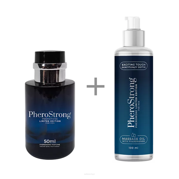 PheroStrong Limited Edition for Men - Perfum 50ml + Massage Oil 100ml