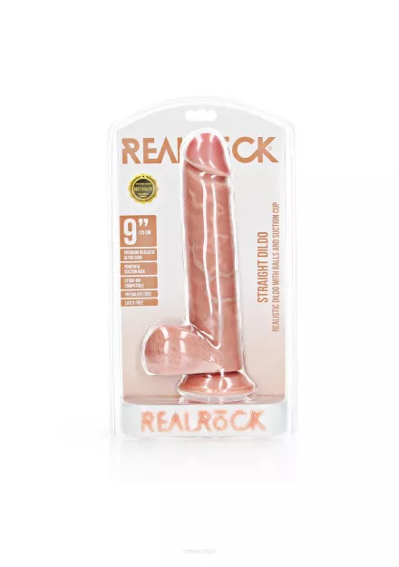 Straight Realistic Dildo  Balls  Suction Cup - 9