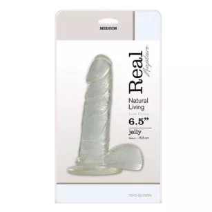 Dildo-JELLY DILDO REAL RAPTURE CLEAR 6,5""""""""""""""""